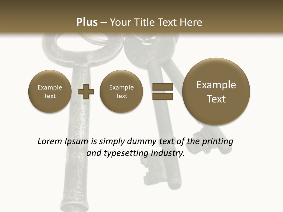 A Bunch Of Keys Sitting On Top Of Each Other PowerPoint Template