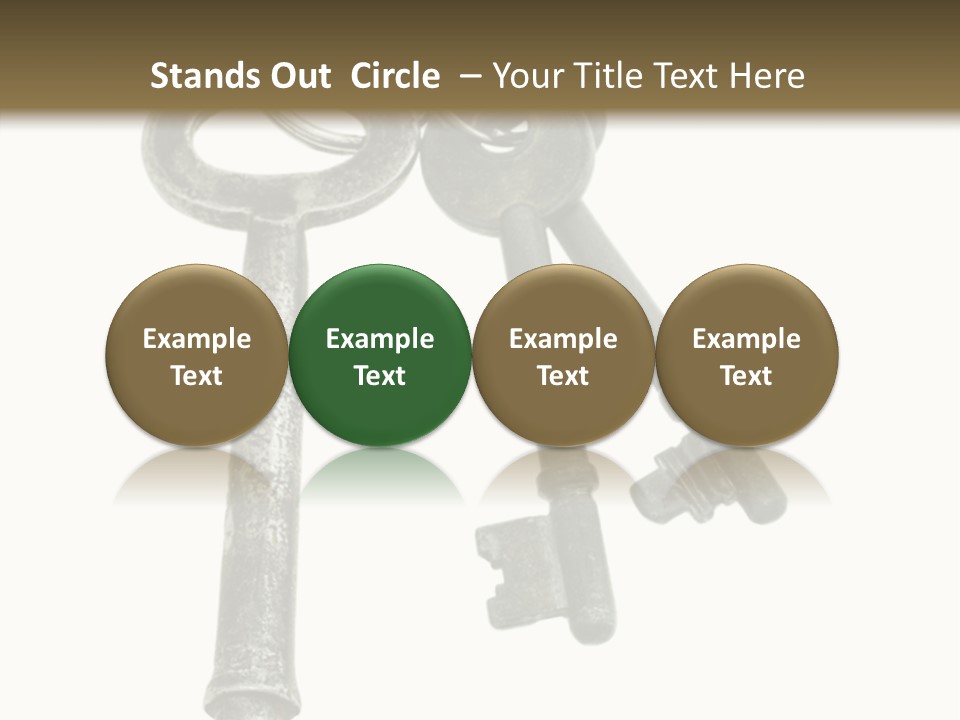 A Bunch Of Keys Sitting On Top Of Each Other PowerPoint Template