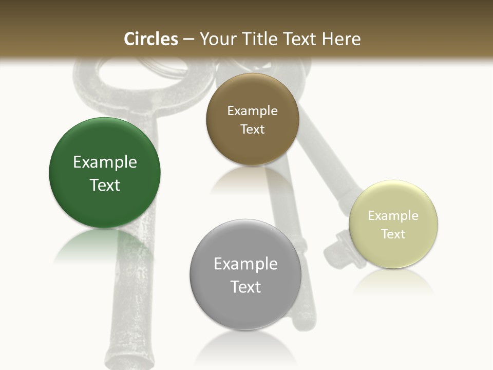 A Bunch Of Keys Sitting On Top Of Each Other PowerPoint Template