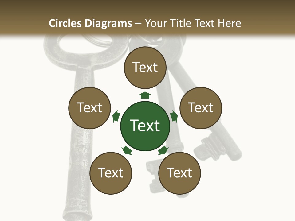 A Bunch Of Keys Sitting On Top Of Each Other PowerPoint Template