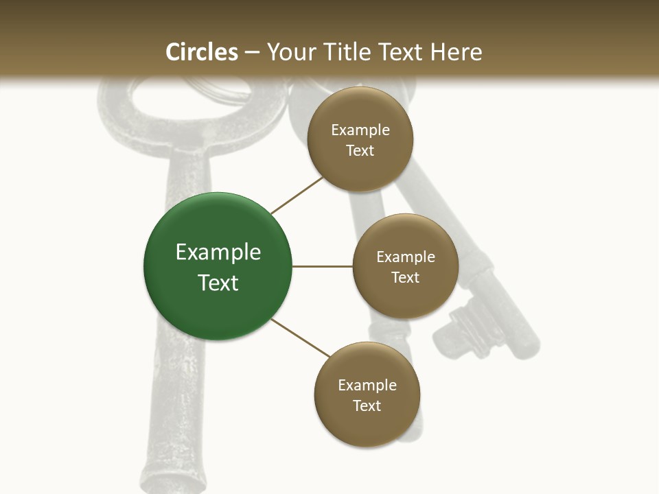 A Bunch Of Keys Sitting On Top Of Each Other PowerPoint Template