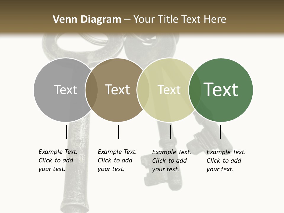 A Bunch Of Keys Sitting On Top Of Each Other PowerPoint Template