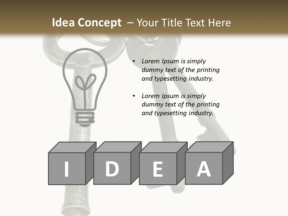 A Bunch Of Keys Sitting On Top Of Each Other PowerPoint Template