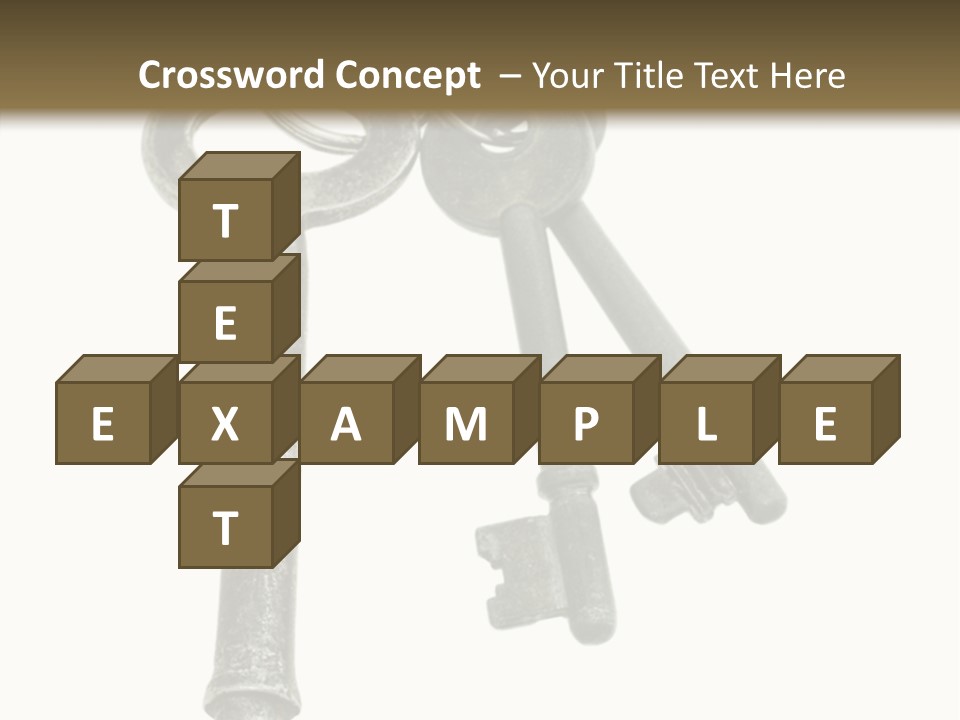 A Bunch Of Keys Sitting On Top Of Each Other PowerPoint Template