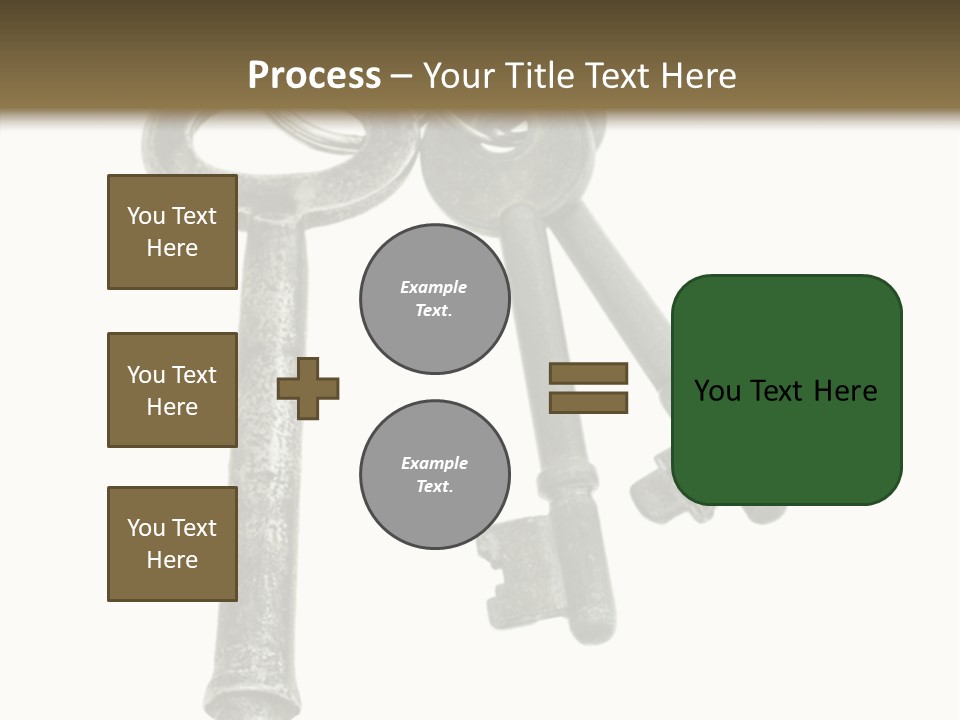 A Bunch Of Keys Sitting On Top Of Each Other PowerPoint Template