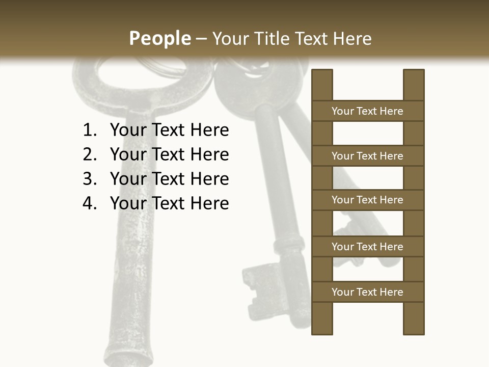 A Bunch Of Keys Sitting On Top Of Each Other PowerPoint Template