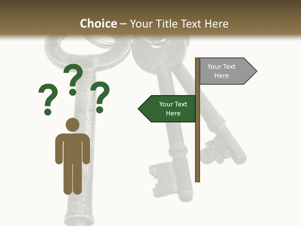A Bunch Of Keys Sitting On Top Of Each Other PowerPoint Template