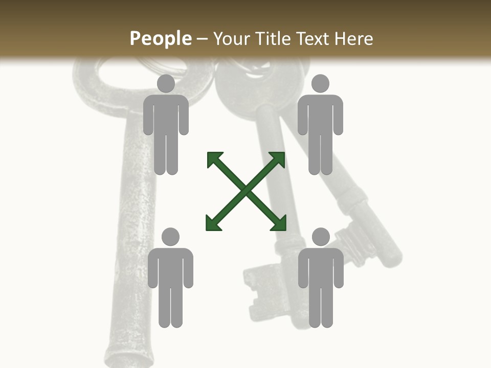A Bunch Of Keys Sitting On Top Of Each Other PowerPoint Template