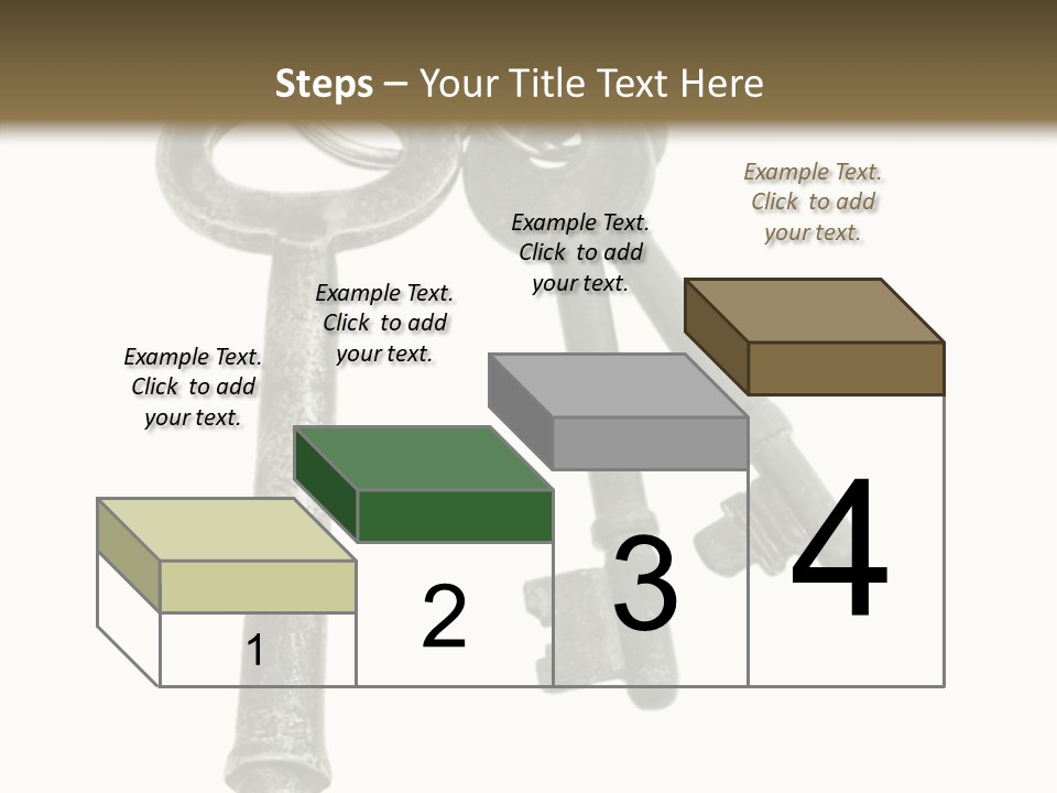 A Bunch Of Keys Sitting On Top Of Each Other PowerPoint Template