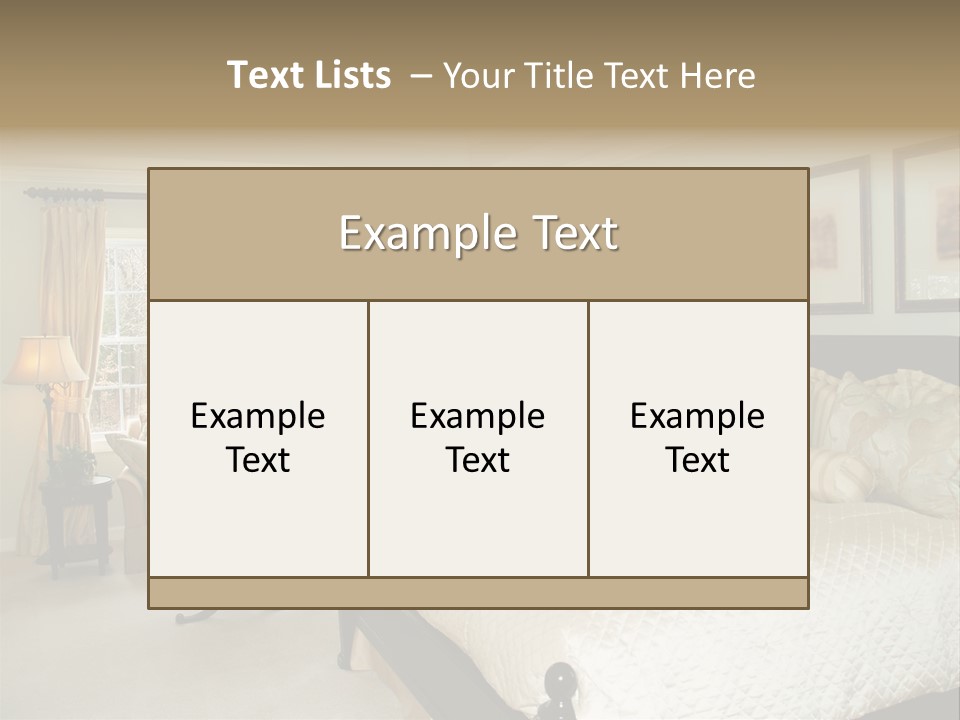 Tray Quilt Luxury PowerPoint Template