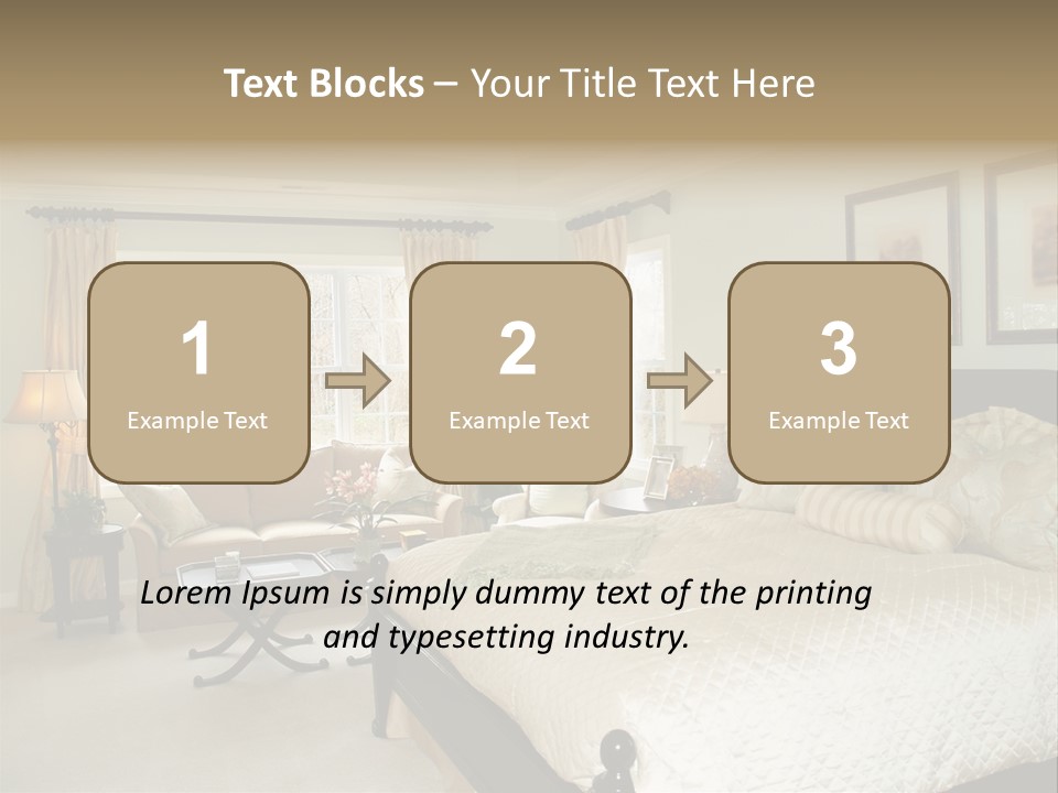 Tray Quilt Luxury PowerPoint Template