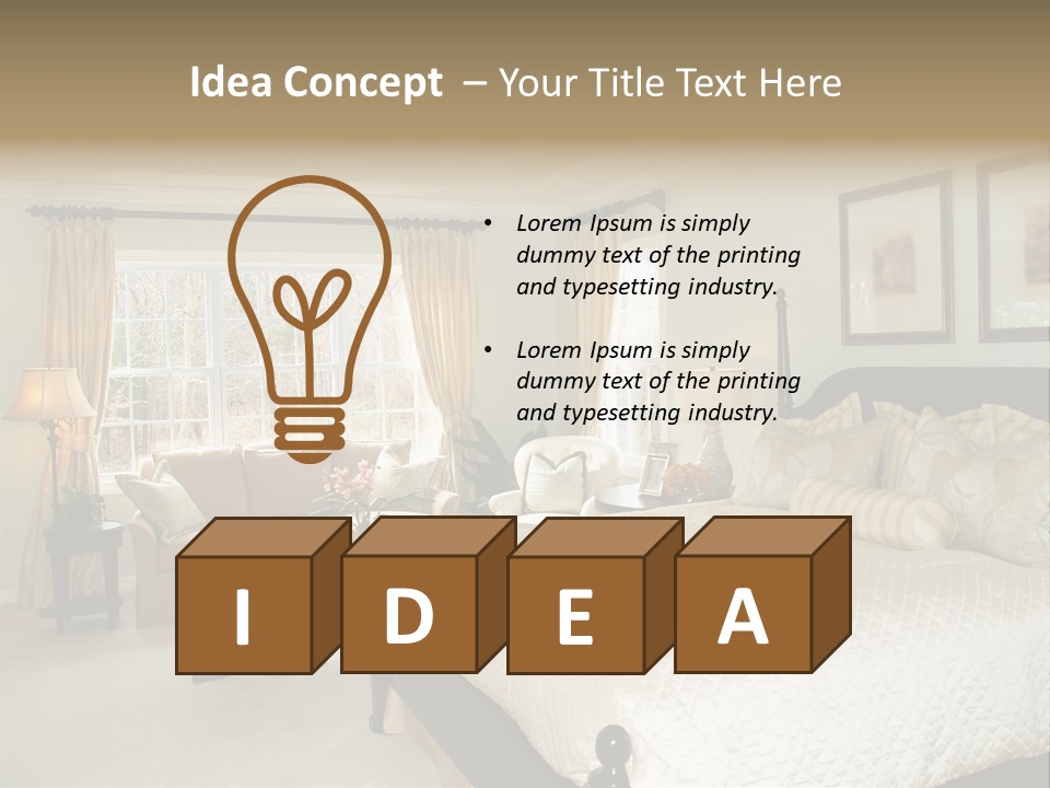 Tray Quilt Luxury PowerPoint Template