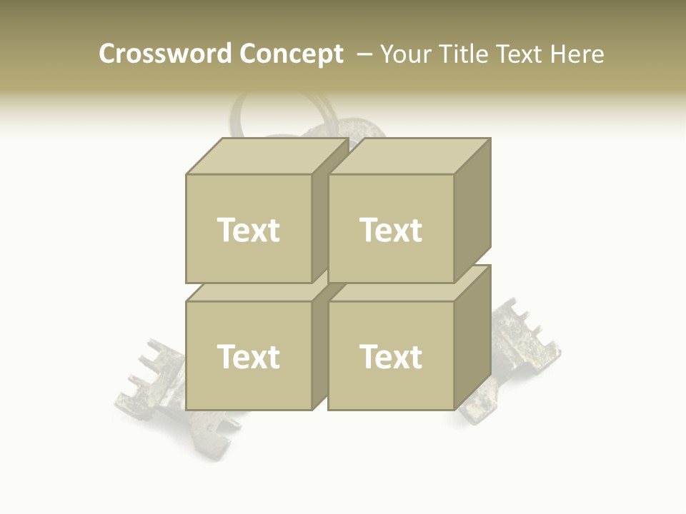 Key Rust Metallic PowerPoint Template