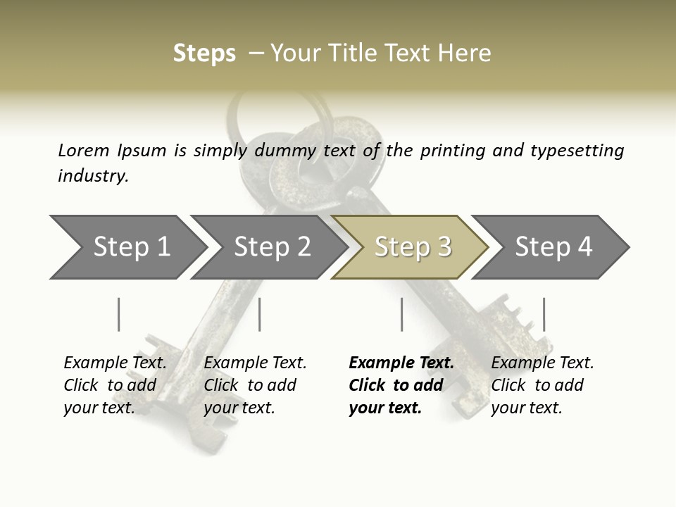 Key Rust Metallic PowerPoint Template