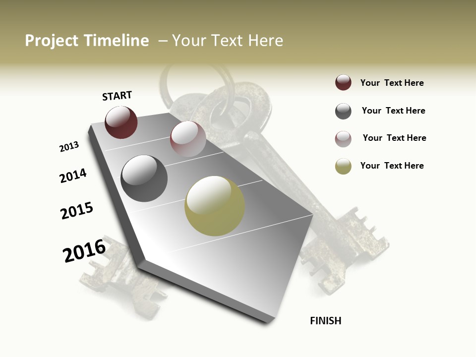 Key Rust Metallic PowerPoint Template