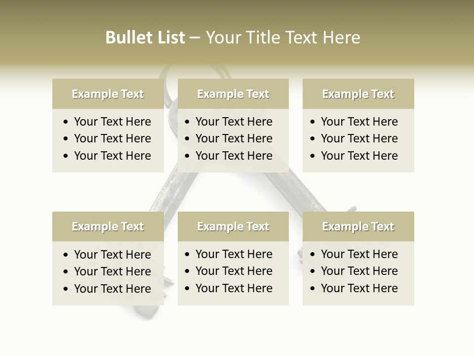 Key Rust Metallic PowerPoint Template