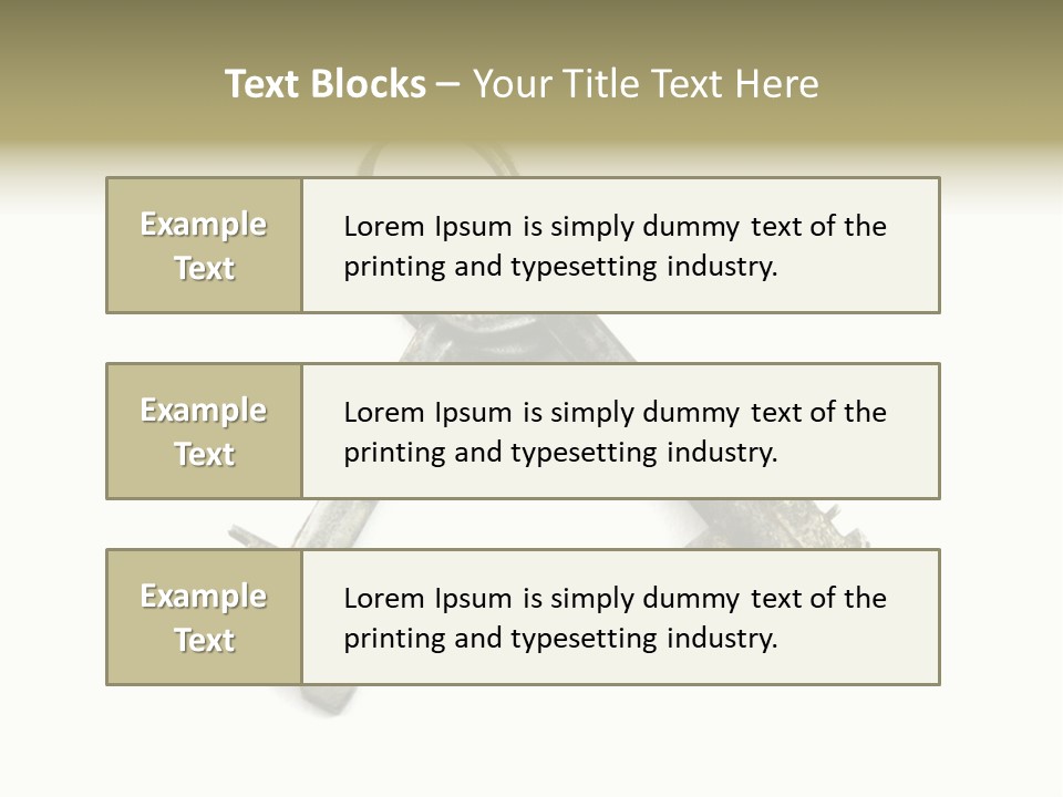 Key Rust Metallic PowerPoint Template