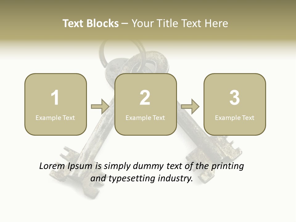 Key Rust Metallic PowerPoint Template
