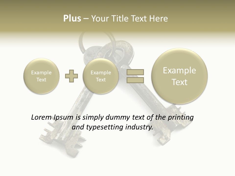 Key Rust Metallic PowerPoint Template