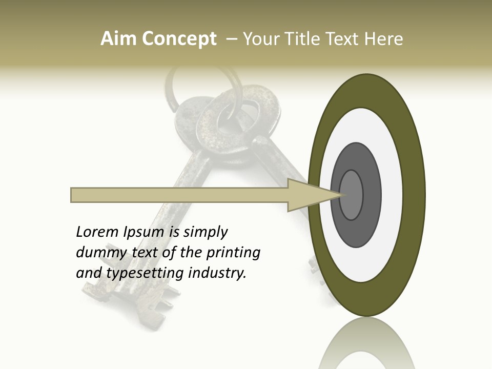 Key Rust Metallic PowerPoint Template