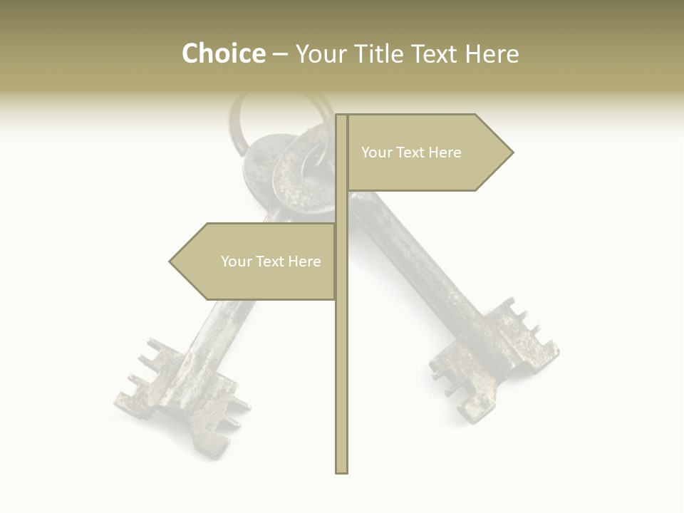 Key Rust Metallic PowerPoint Template