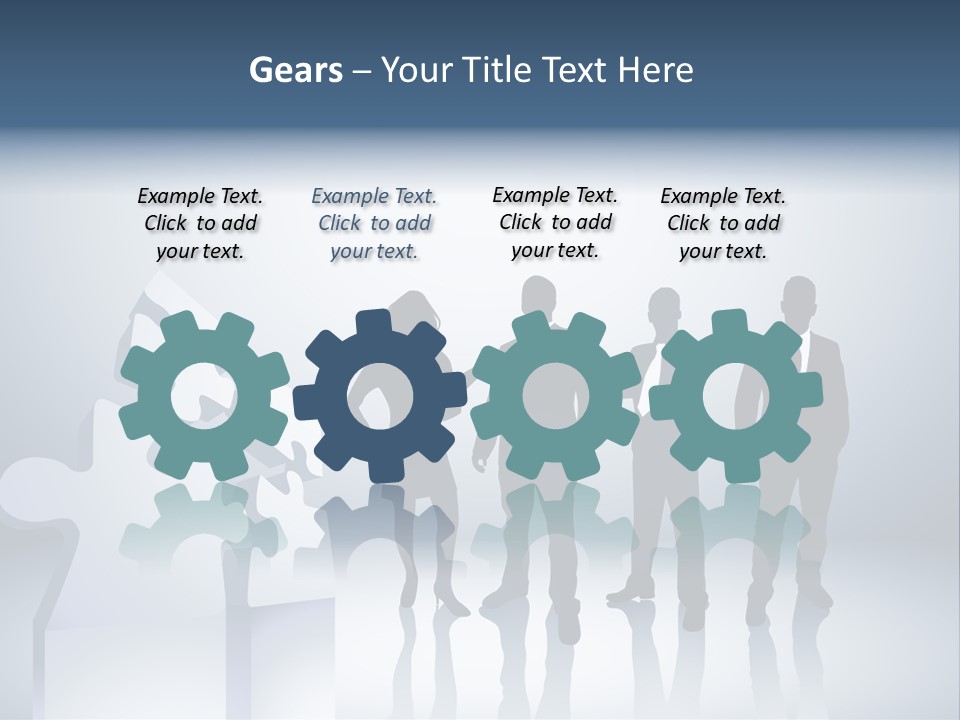 Wireless Move Key PowerPoint Template