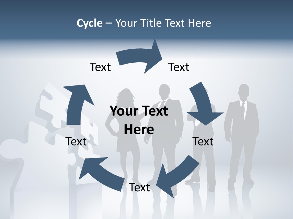 Wireless Move Key PowerPoint Template