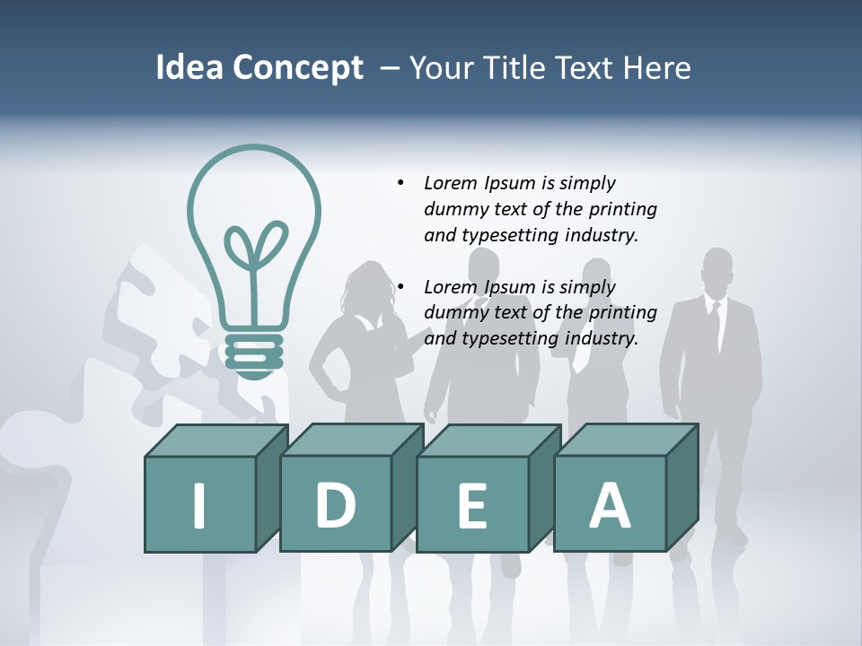 Wireless Move Key PowerPoint Template