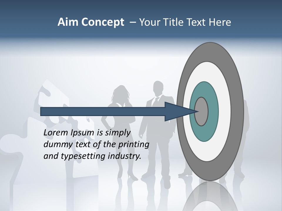 Wireless Move Key PowerPoint Template