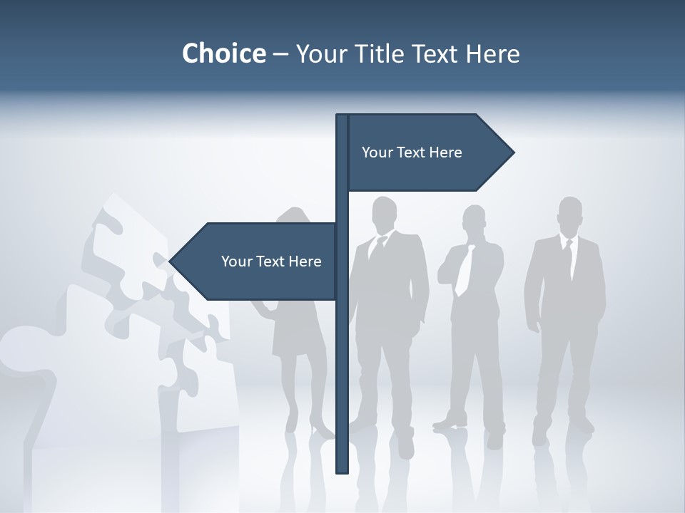 Wireless Move Key PowerPoint Template