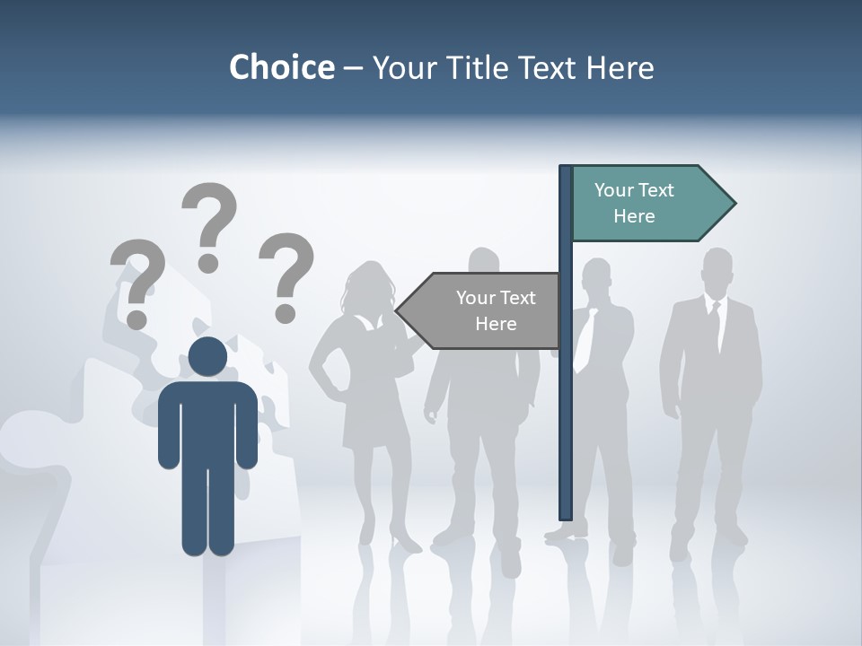 Wireless Move Key PowerPoint Template