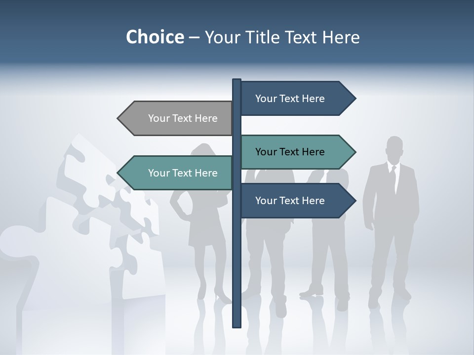 Wireless Move Key PowerPoint Template