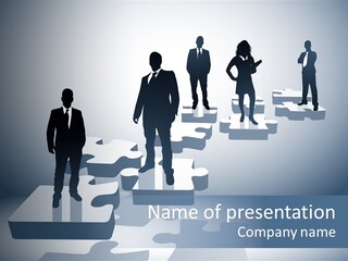 Illustration Wisdom Recruitment PowerPoint Template