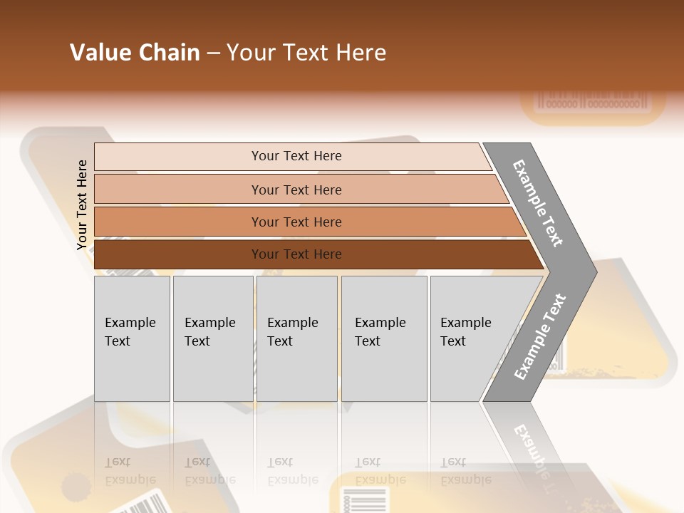 A Set Of Tags With A Barcode On Them PowerPoint Template