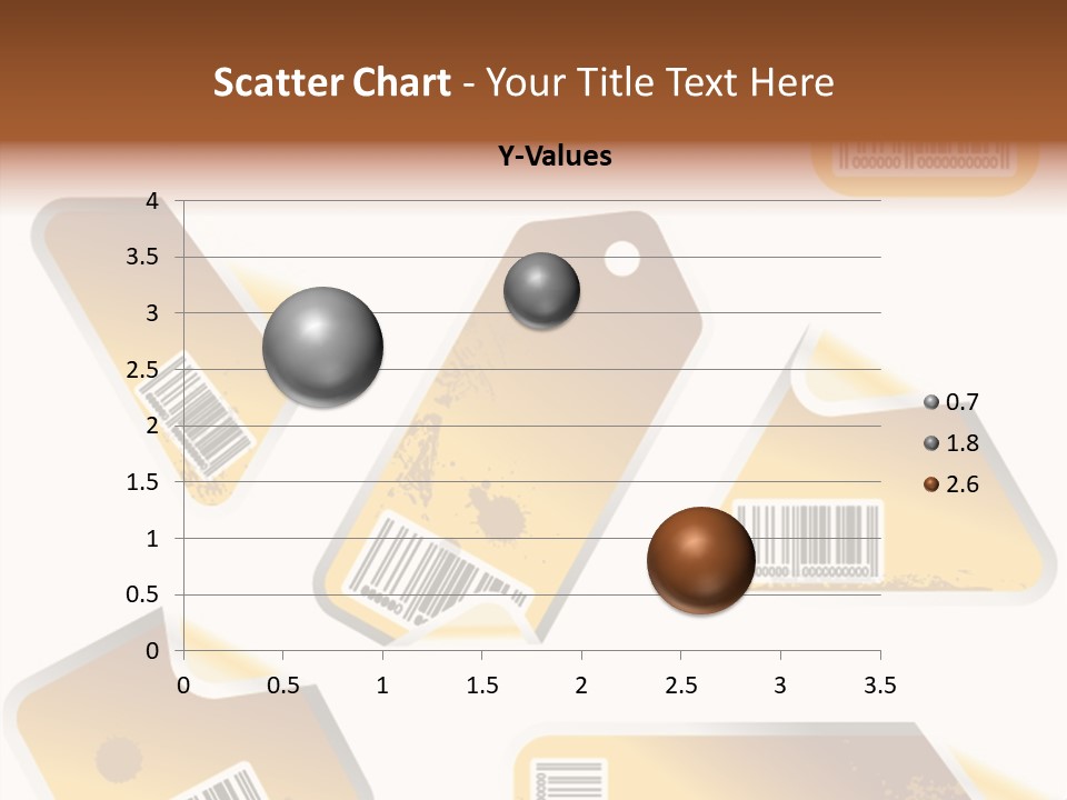 A Set Of Tags With A Barcode On Them PowerPoint Template