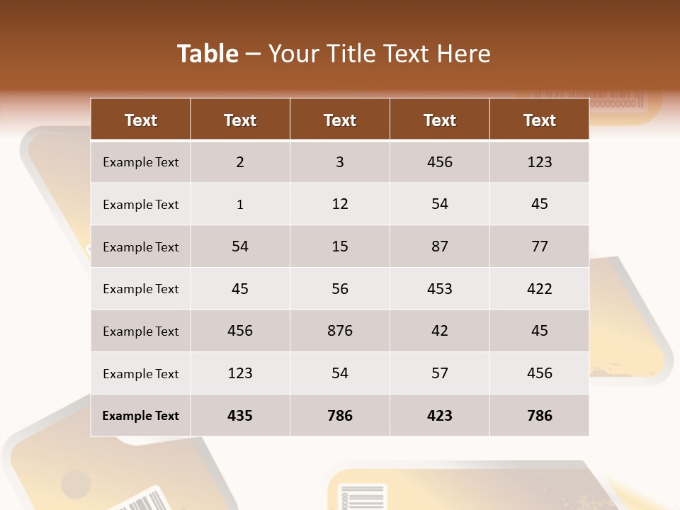 A Set Of Tags With A Barcode On Them PowerPoint Template