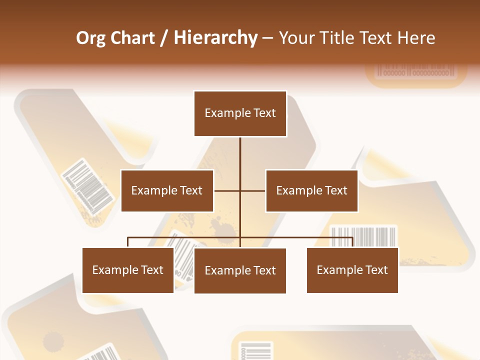 A Set Of Tags With A Barcode On Them PowerPoint Template
