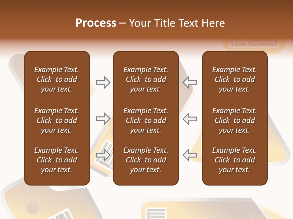 A Set Of Tags With A Barcode On Them PowerPoint Template