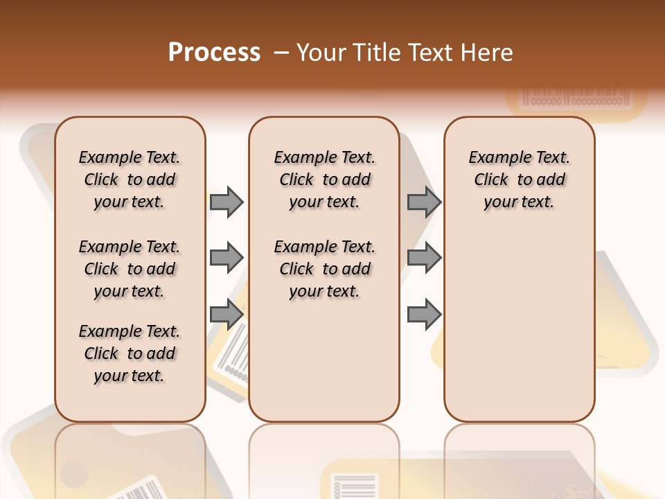 A Set Of Tags With A Barcode On Them PowerPoint Template