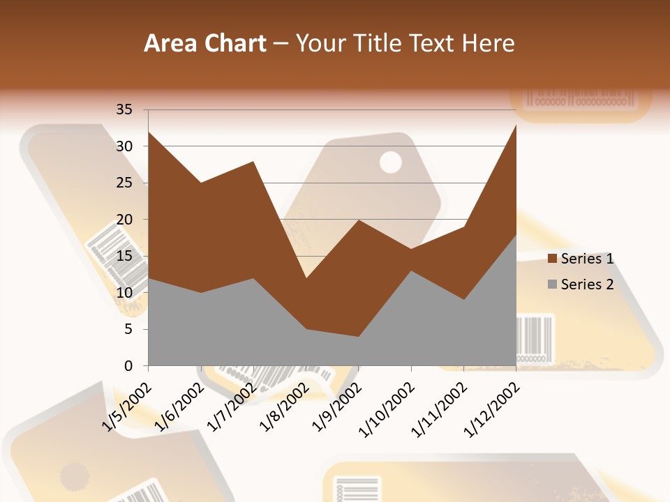 A Set Of Tags With A Barcode On Them PowerPoint Template