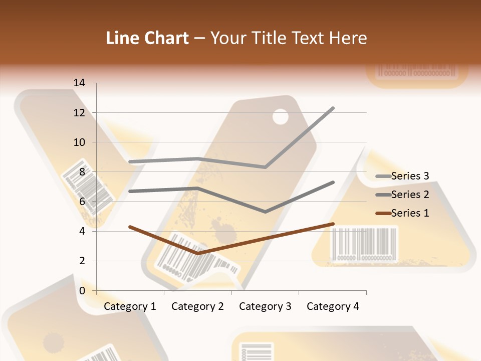 A Set Of Tags With A Barcode On Them PowerPoint Template