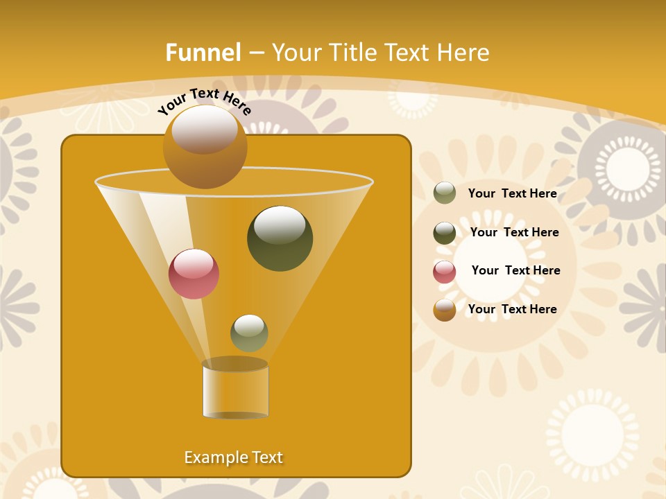 A Powerpoint Presentation With A Flower Pattern On It PowerPoint Template