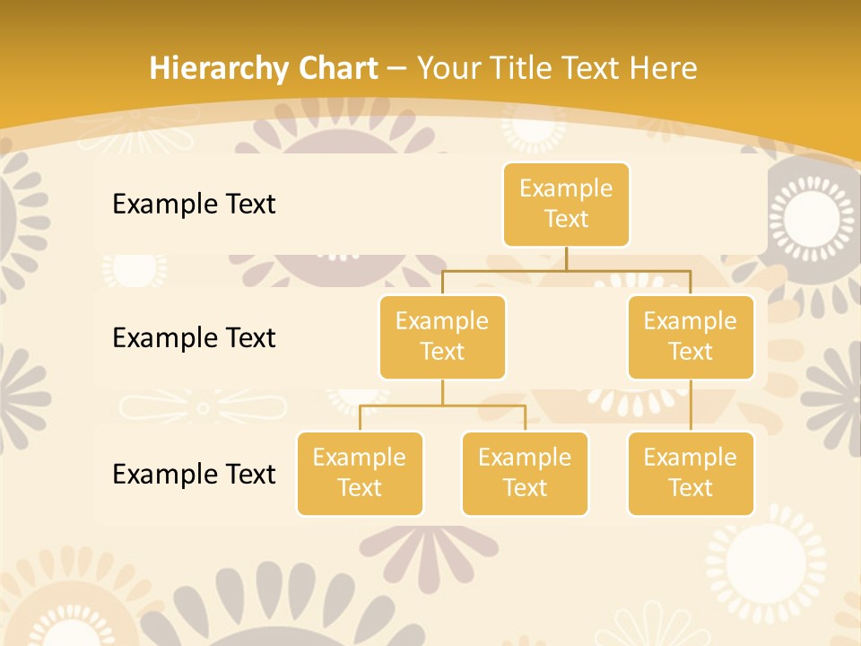A Powerpoint Presentation With A Flower Pattern On It PowerPoint Template