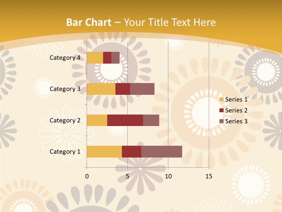 A Powerpoint Presentation With A Flower Pattern On It PowerPoint Template
