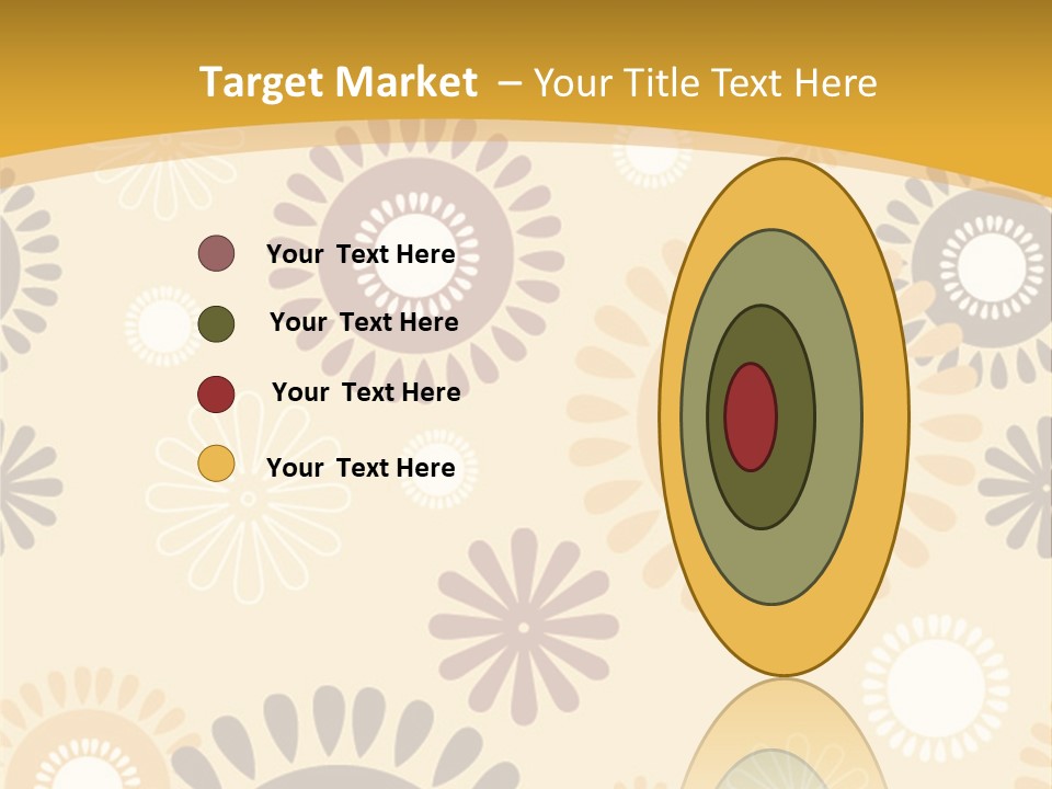 A Powerpoint Presentation With A Flower Pattern On It PowerPoint Template