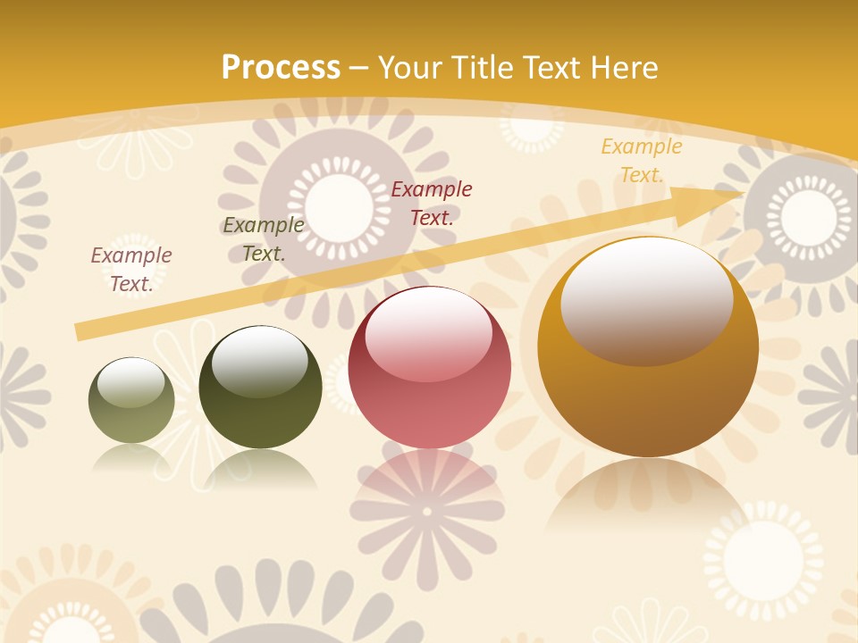 A Powerpoint Presentation With A Flower Pattern On It PowerPoint Template