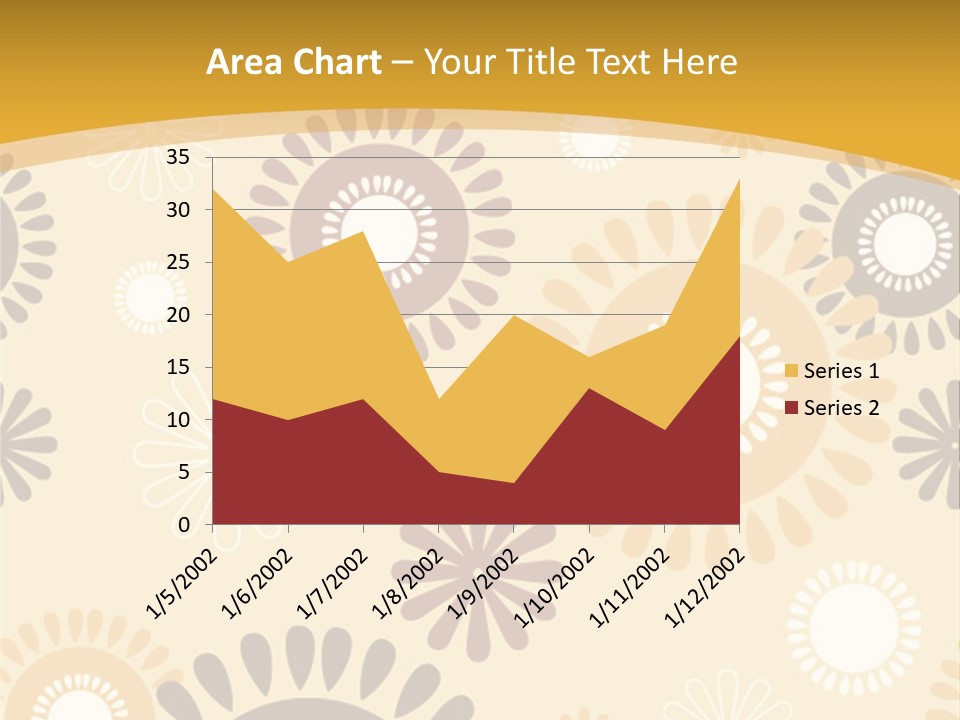 A Powerpoint Presentation With A Flower Pattern On It PowerPoint Template
