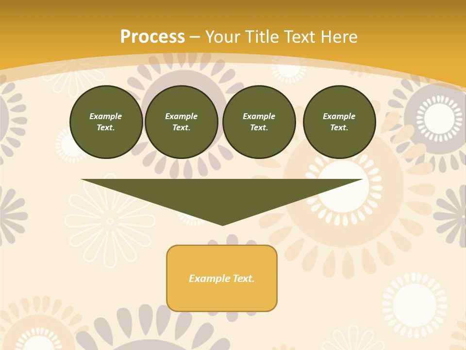 A Powerpoint Presentation With A Flower Pattern On It PowerPoint Template