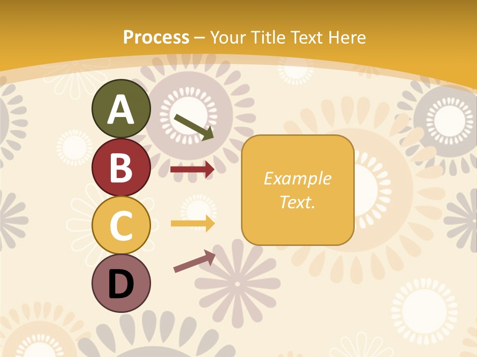 A Powerpoint Presentation With A Flower Pattern On It PowerPoint Template