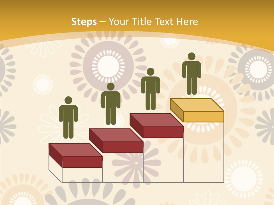 A Powerpoint Presentation With A Flower Pattern On It PowerPoint Template